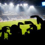 rental property in Salford Quays - football fans